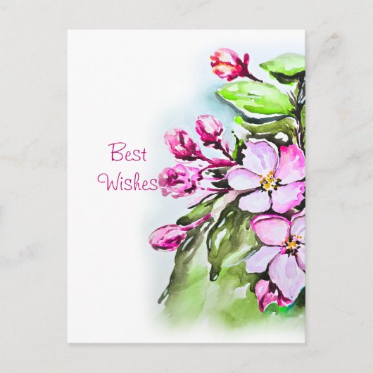 Carte Postale Fleurit d'Apple (Devant)