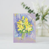 Carte Postale Fleurs (Debout devant)