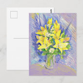 Carte Postale Fleurs (Devant / Derrière)