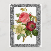 Carte Postale Fleurs (Devant)