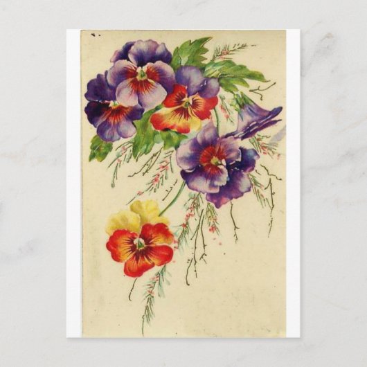 Carte Postale Fleurs (Devant)