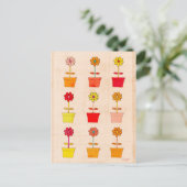 Carte Postale Fleurs (Debout devant)