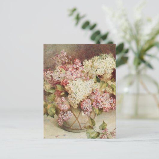 Carte Postale Fleurs (Debout devant)