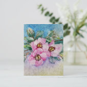 Carte Postale Fleurs (Debout devant)