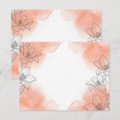 Carte Postale Fleurs (Devant / Derrière)