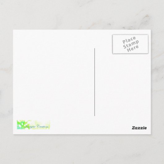 Carte Postale Fleurs (Dos)