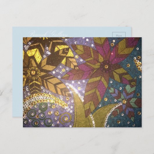 Carte Postale Fleurs (Devant / Derrière)