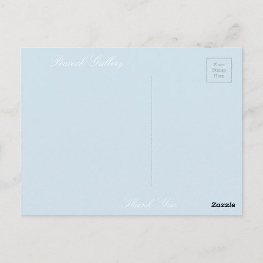 Carte Postale Fleurs (Dos)