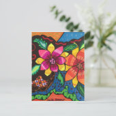 Carte Postale Fleurs (Debout devant)