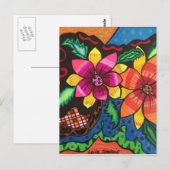 Carte Postale Fleurs (Devant / Derrière)