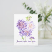 Carte Postale fleurs (Debout devant)