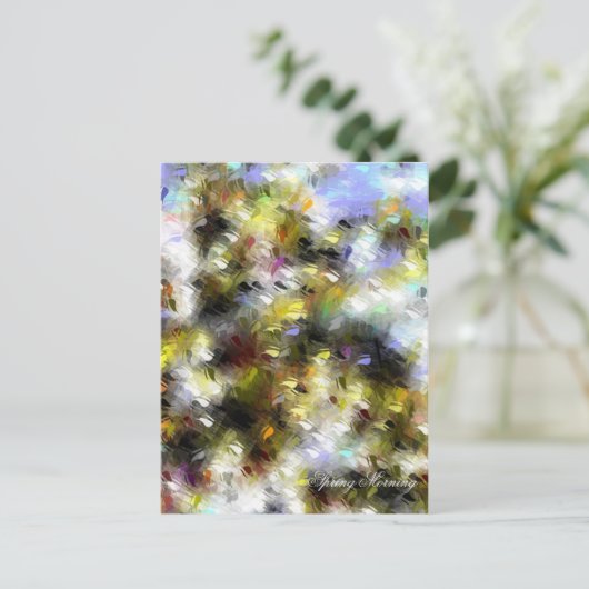 CARTE POSTALE FLEURS (Debout devant)