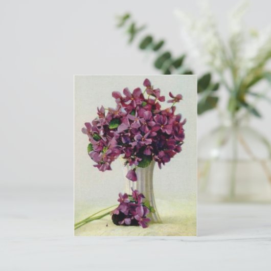 Carte Postale Fleurs (Debout devant)