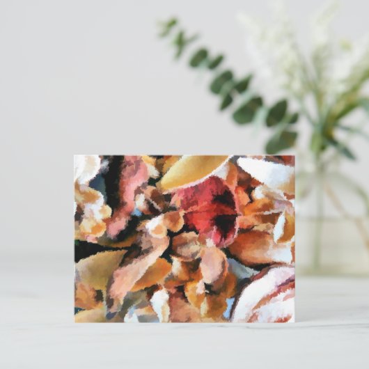 CARTE POSTALE FLEURS (Debout devant)