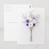 Carte Postale Fleurs (Devant / Derrière)
