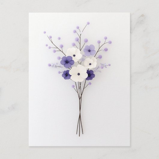 Carte Postale Fleurs (Devant)