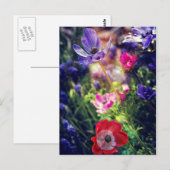 Carte Postale Fleurs (Devant / Derrière)