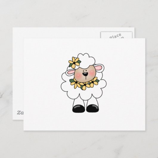 Carte Postale fleurs (Devant / Derrière)