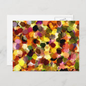 CARTE POSTALE FLEURS (Devant / Derrière)