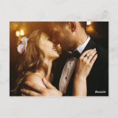 Carte Postale Fleurs à main | Merci floral rustique (Dos)