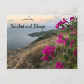 Carte Postale Fleurs à Trinité-et-Tobago (Devant)