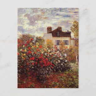 Carte Postale fleurs anciennes le-jardin-de-monet-a-argenteuil-s