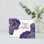 Carte Postale Fleurs Antique (Debout devant)
