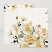 Carte Postale Fleurs Aquarelle 7 (Devant / Derrière)