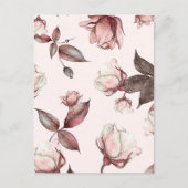 Carte Postale Fleurs aquarelles 11 (Devant)