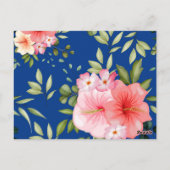 Carte Postale Fleurs aquarelles 21 (Dos)