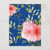 Carte Postale Fleurs aquarelles 21 (Devant)