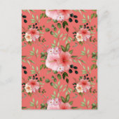 Carte Postale Fleurs aquarelles 26 (Devant)