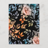 Carte Postale Fleurs aquarelles 4 (Devant)