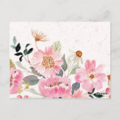Carte Postale Fleurs aquarelles 5 (Dos)