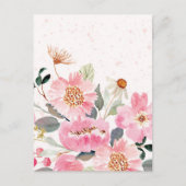Carte Postale Fleurs aquarelles 5 (Devant)