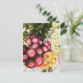 Carte Postale Fleurs arc-en-ciel de Copenhague (Debout devant)