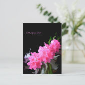 Carte Postale Fleurs azalées (Debout devant)