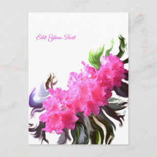 Carte Postale Fleurs azalées
