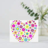 Carte Postale Fleurs Bienheureuses (Debout devant)