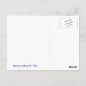 Carte Postale Fleurs blanches (Dos)