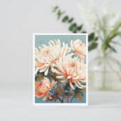 CARTE POSTALE FLEURS BLANCHES #1 (Debout devant)