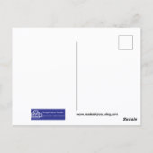 CARTE POSTALE FLEURS BLANCHES #1 (Dos)