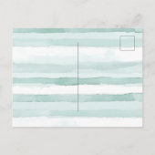 Carte Postale Fleurs blanches bleues tropicales (Dos)