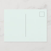 Carte Postale Fleurs blanches de menthe papillons   (Dos)