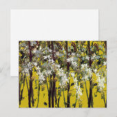 Carte Postale Fleurs blanches minuscules (Devant / Derrière)