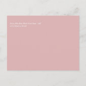 Carte Postale Fleurs Bleu Poussiéreux Sublimes Vert Sauge Mariag (Dos)