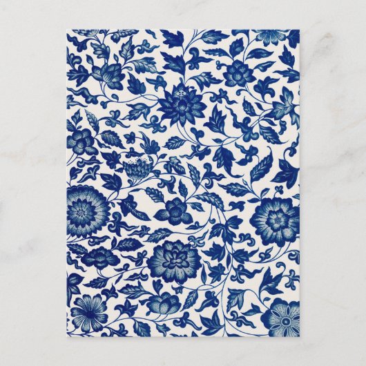 Carte Postale Fleurs bleues (Devant)