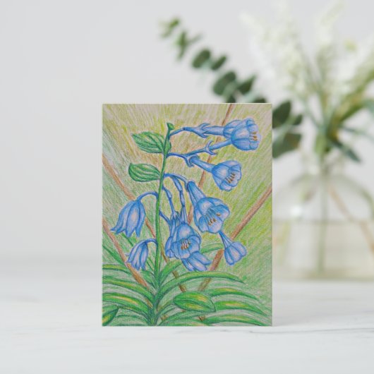 Carte Postale Fleurs BlueBell (Debout devant)