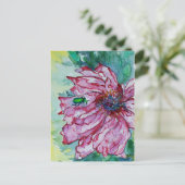 Carte Postale Fleurs Boguées (Debout devant)