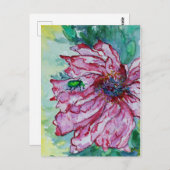 Carte Postale Fleurs Boguées (Devant / Derrière)